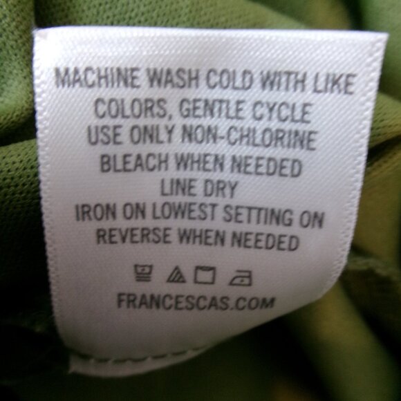 MIAMI Olive Army Green & White Floral Fit and Flare Romper S Surplice Tie Belt - Picture 10 of 12